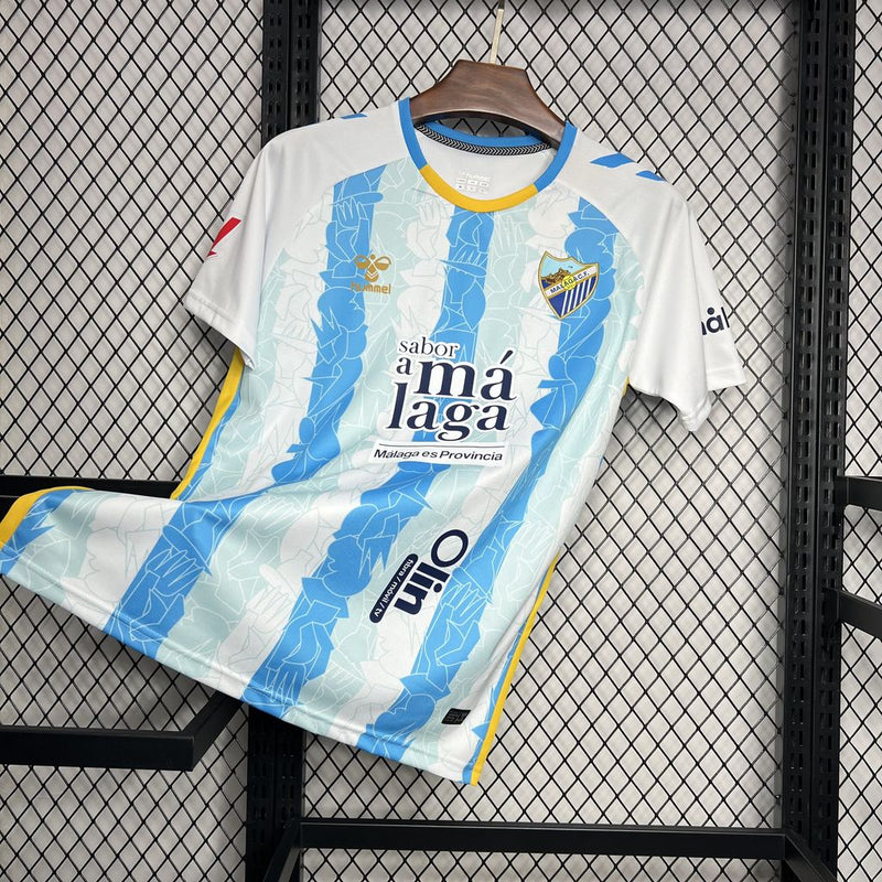 Camisa Malaga Home 24/25 - Torcedor Masculina