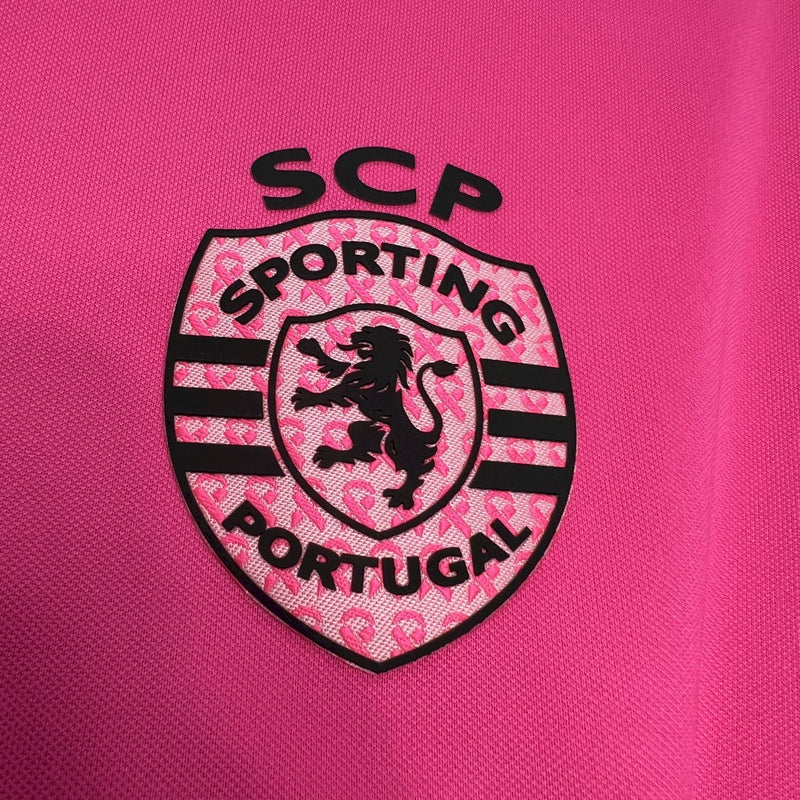 Camisa Sporting Outubro Rosa 24/25 - Nike Torcedor Masculina