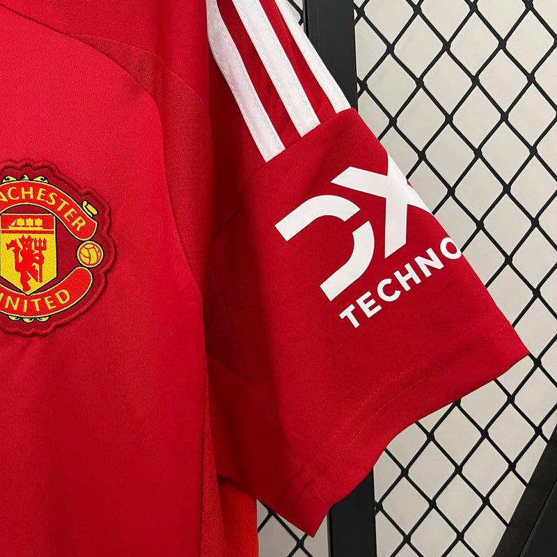 Camisa Manchester United Home 24/25 - Adidas Torcedor Masculina
