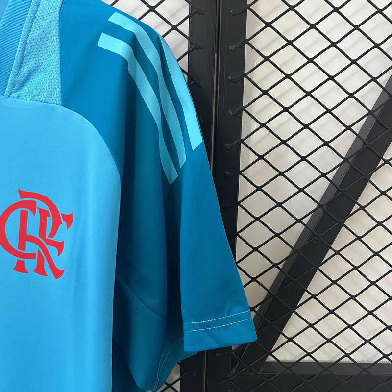 Camisa Flamengo Treino Azul 25/26 - Versão Torcedor - Lançamento