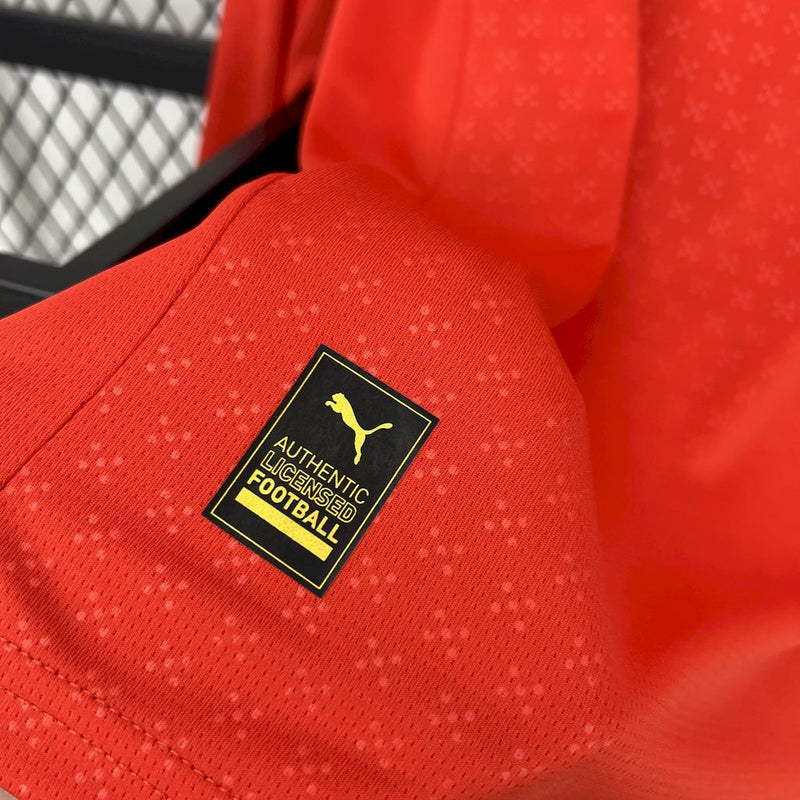 Camisa Portugal Home Manga Longa 25/26 - Torcedor Masculina