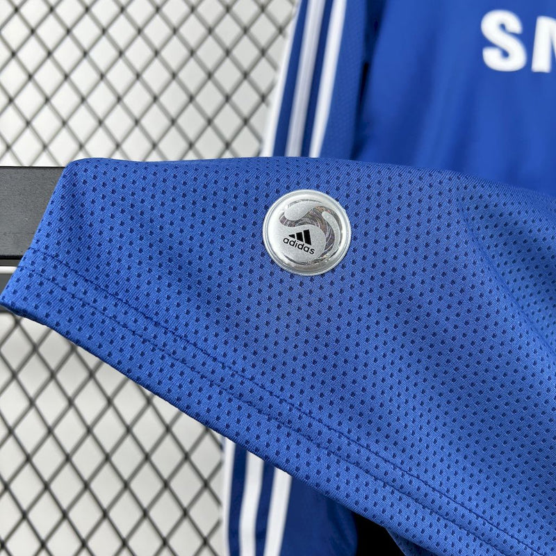 Camisa Chelsea Home 09/10 - Versão Retro Manga Comprida