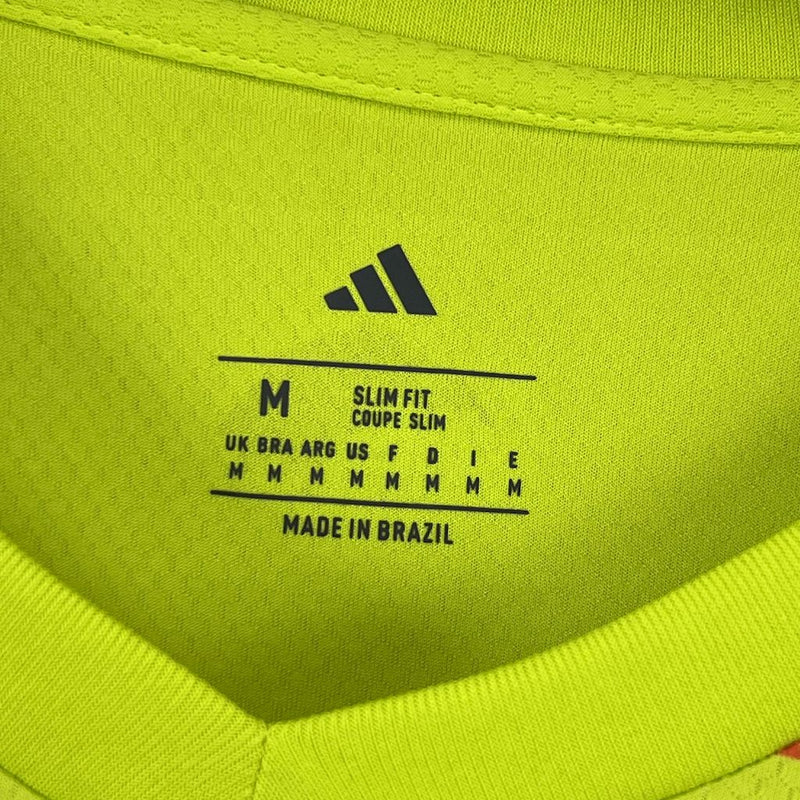 Camisa Flamengo Goleiro Amarela 25/26 - Torcedor Masculina